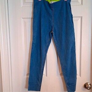 Gretchen Scott Womens Med Jeans Pull Up Blue Denim High Rise Skinny Stretch